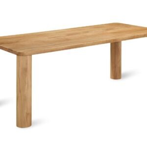 Horizon Dining Table Seats 6-8 | Rounded Edge | Oak